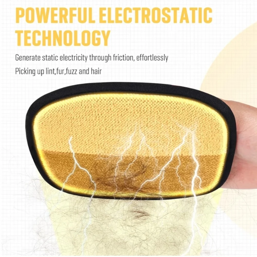 Electrostatic Pet Hair Removal Gloves